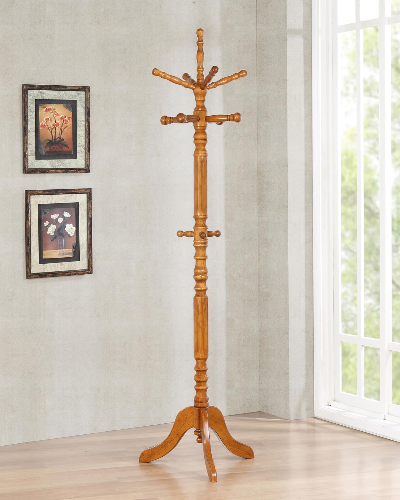 Achelle Golden Brown Coat Rack with 11 Hooks - 900759 - Luna Furniture - Dallas Store