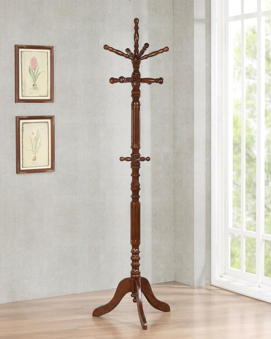 Achelle Tobacco Coat Rack with 11 Hooks - 900769 - Luna Furniture - Dallas Store