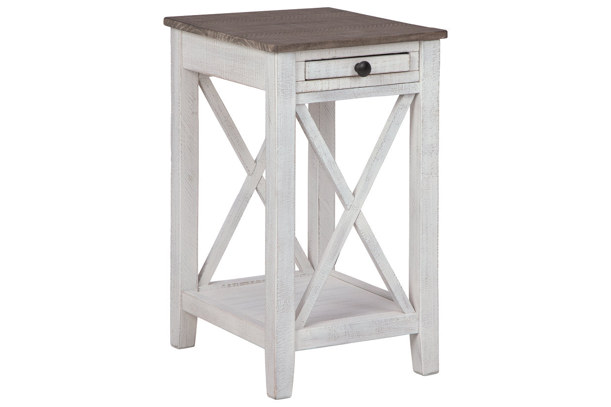 Adalane White/Gray Accent Table - A4000374 - Luna Furniture - Dallas Store