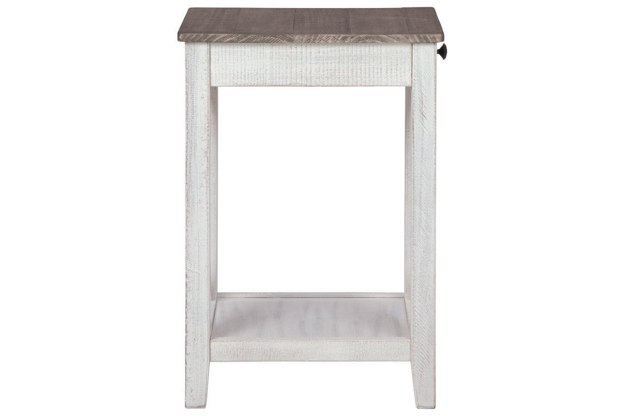 Adalane White/Gray Accent Table - A4000374 - Luna Furniture - Dallas Store