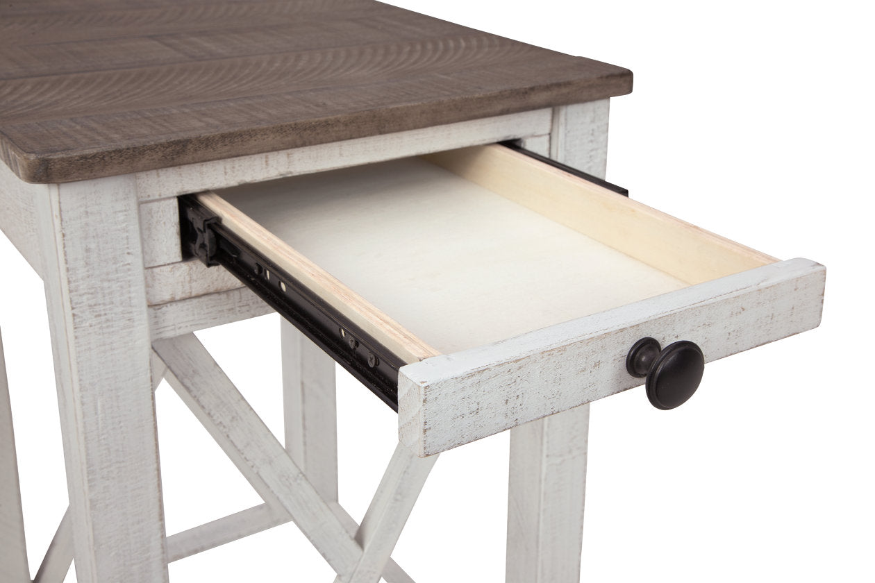 Adalane White/Gray Accent Table - A4000374 - Luna Furniture - Dallas Store