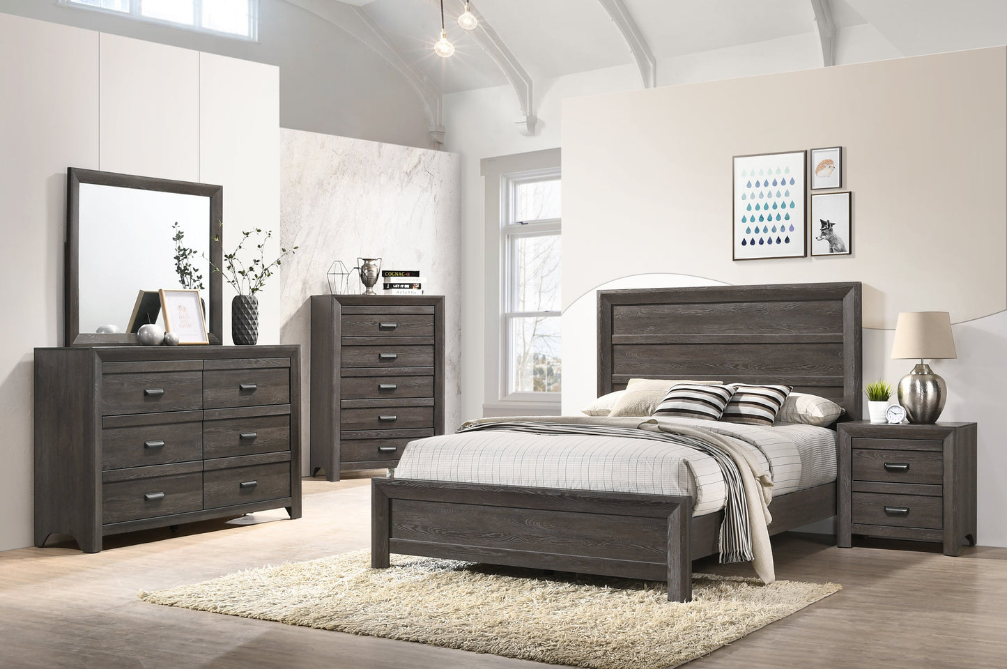 Adelaide Brown Bedroom Mirror (Mirror Only) - B6700-11 - Luna Furniture - Dallas Store