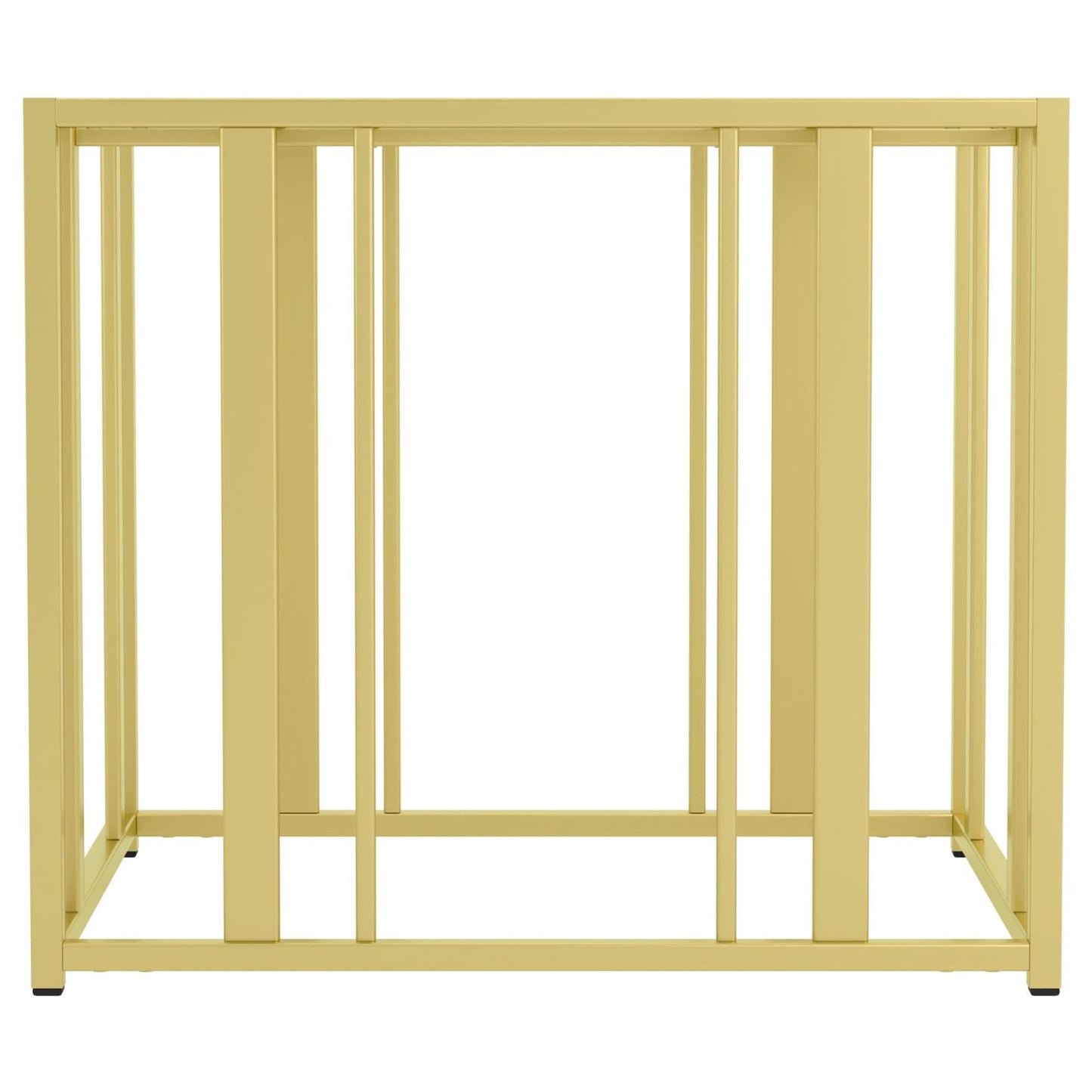 Adri Metal Frame End Table Matte Brass - 723607 - Luna Furniture - Dallas Store