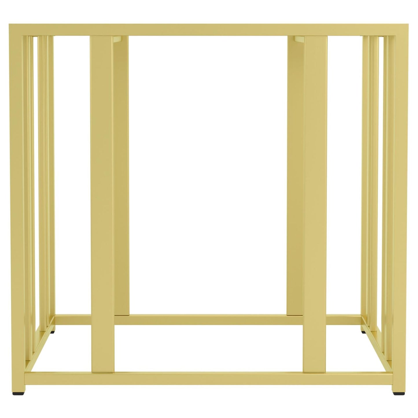 Adri Metal Frame End Table Matte Brass - 723607 - Luna Furniture - Dallas Store