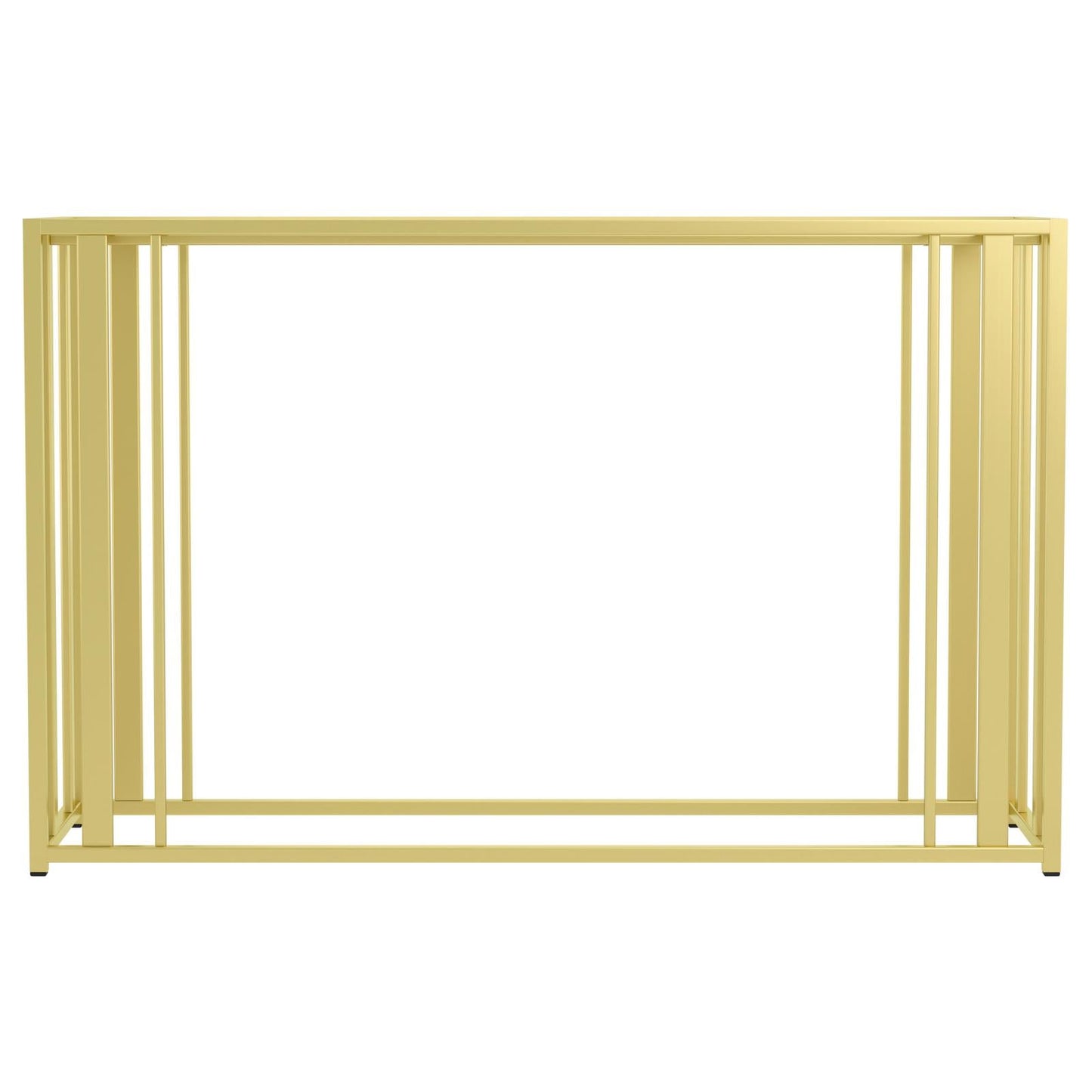 Adri Metal Frame Sofa Table Matte Brass - 723609 - Luna Furniture - Dallas Store