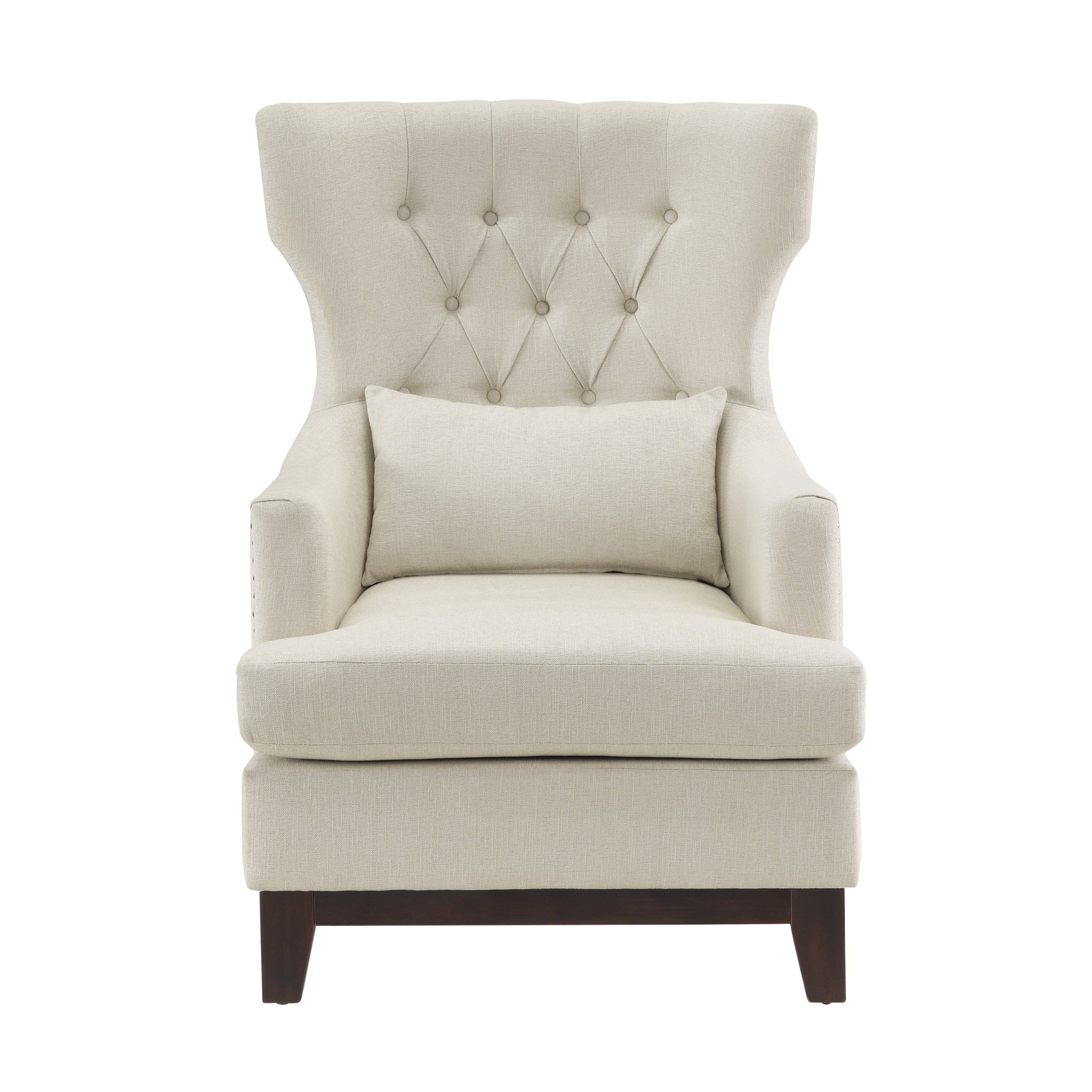 Adriano Beige Accent Chair - 1217F4S - Luna Furniture - Dallas Store