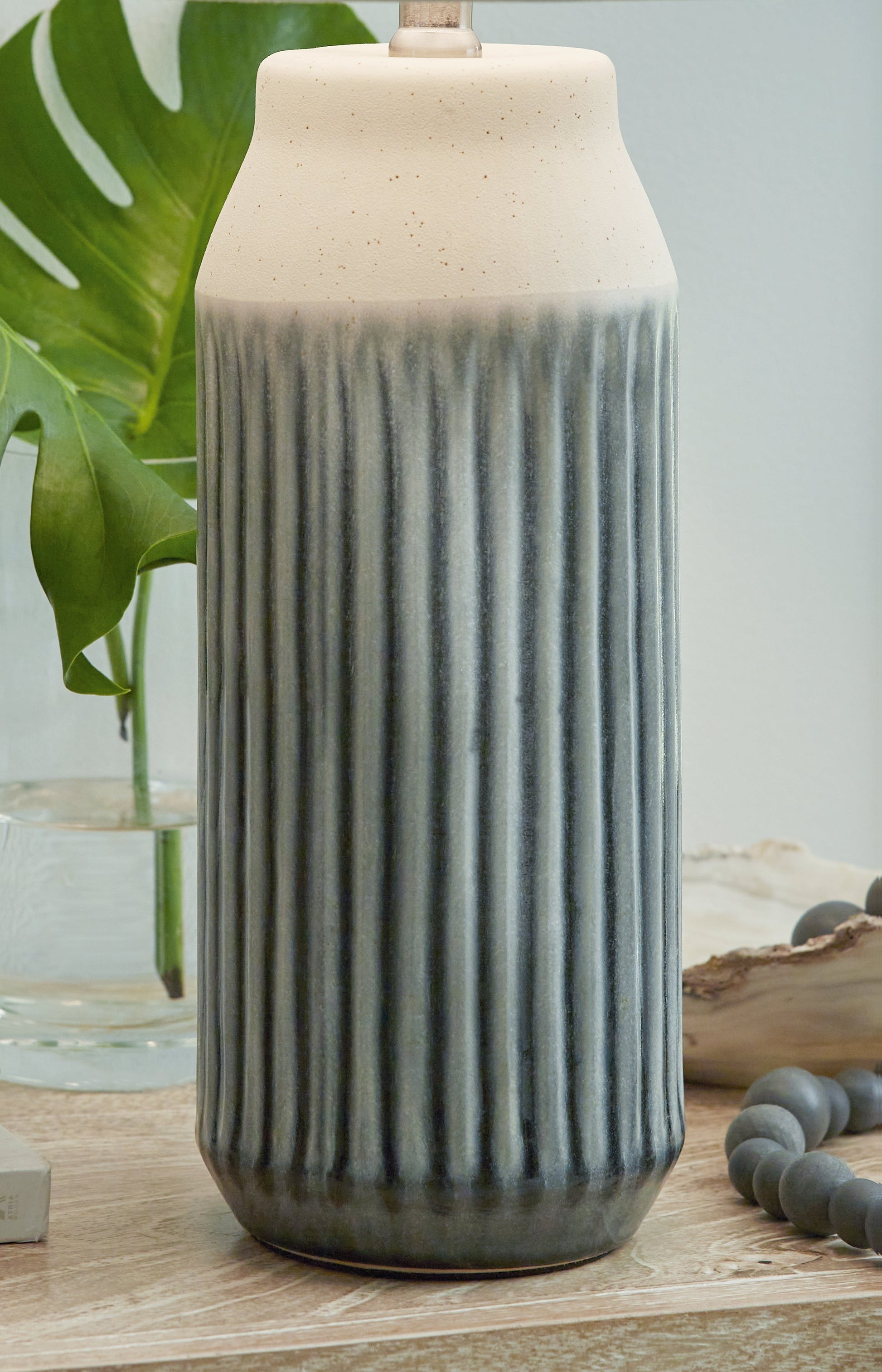 Afener Blue/Beige Table Lamp (Set of 2) - L177984 - Luna Furniture - Dallas Store