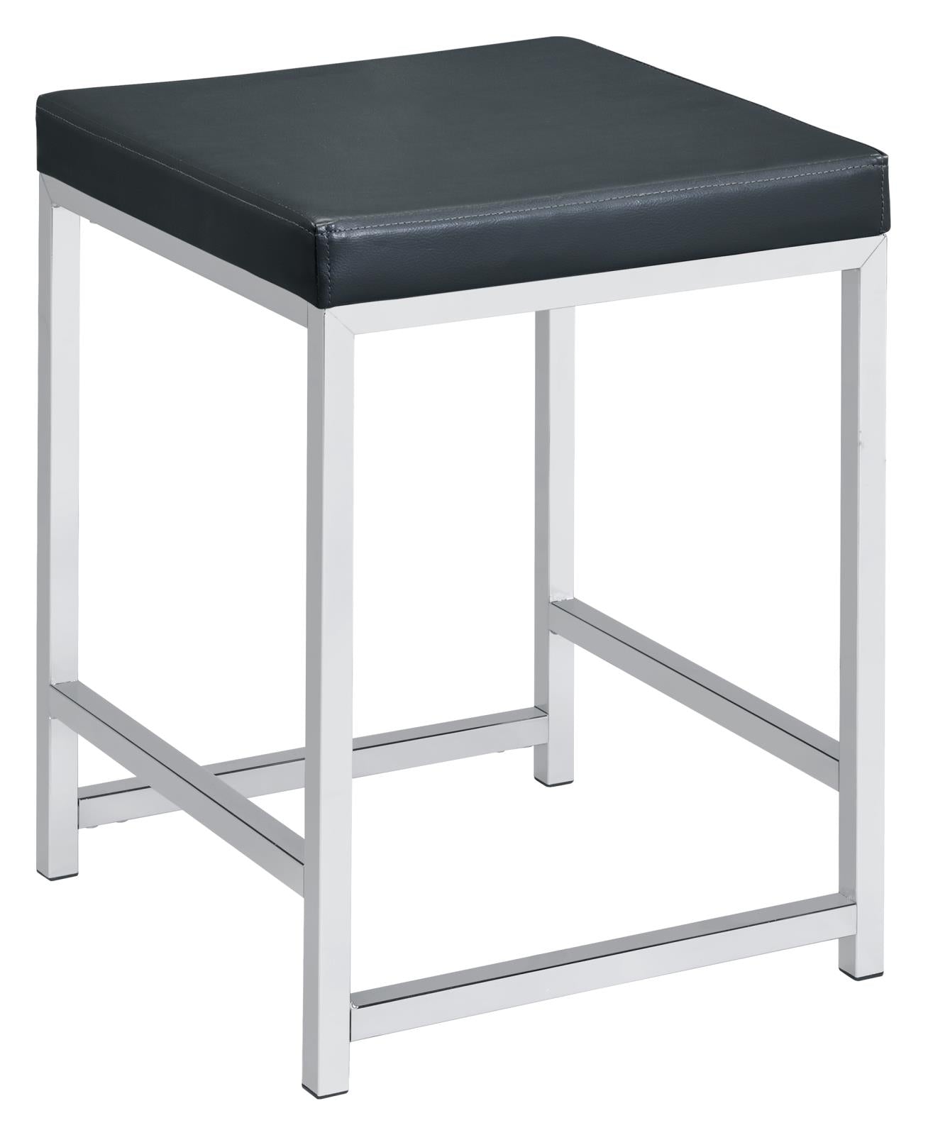 Afshan Square Padded Cushion Upholstered Vanity Stool - 935924 - Luna Furniture - Dallas Store
