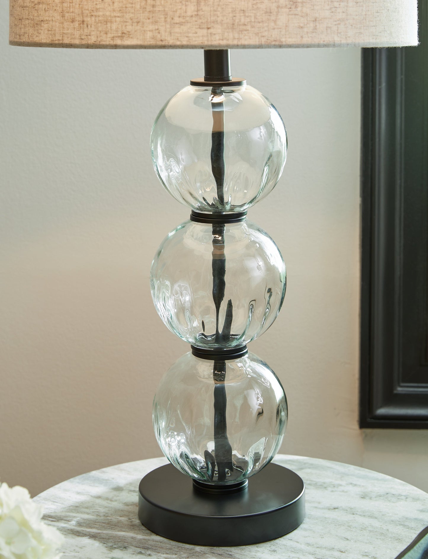 Airbal Clear/Black Table Lamp (Set of 2) - L431604 - Luna Furniture - Dallas Store