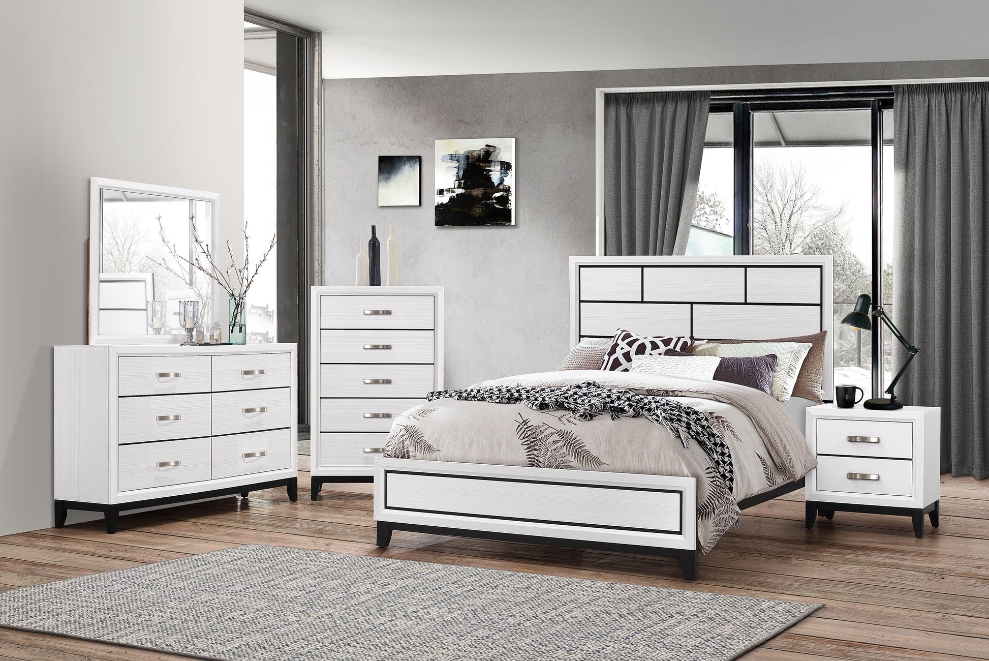 Akerson Chalk Chest - B4610-4 - Luna Furniture - Dallas Store