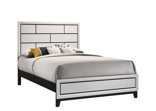 Akerson Chalk Full Panel Bed - SET | B4610-F-HBFB | B4610-FT-RAIL - Luna Furniture - Dallas Store