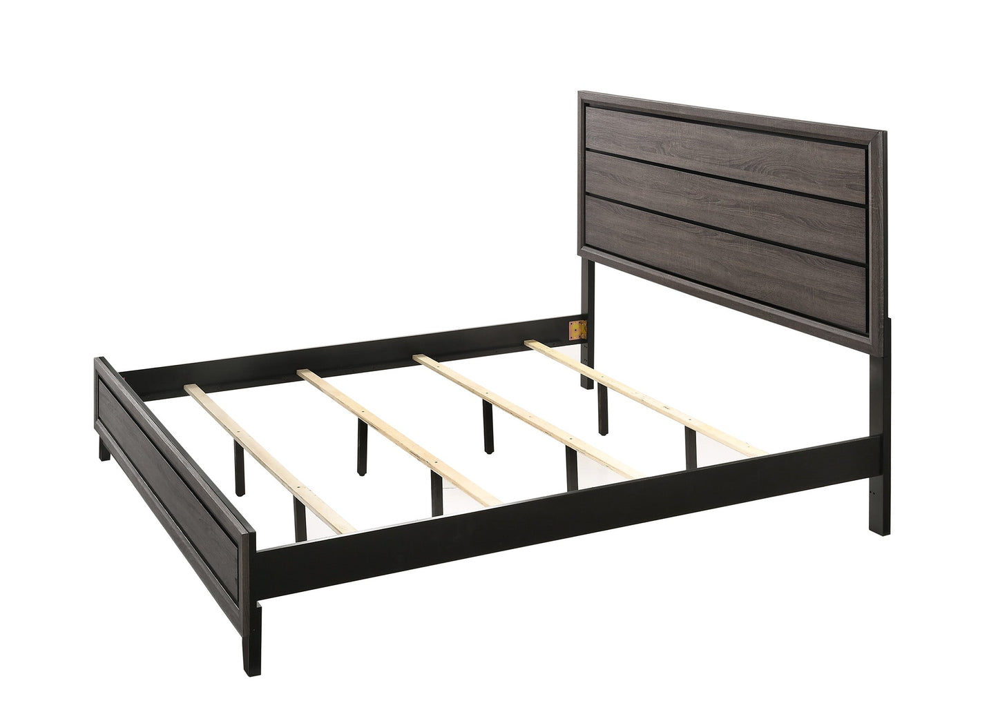 Akerson Gray King Panel Bed - SET | B4620-K-HBFB | B4620-KQ-RAIL - Luna Furniture - Dallas Store