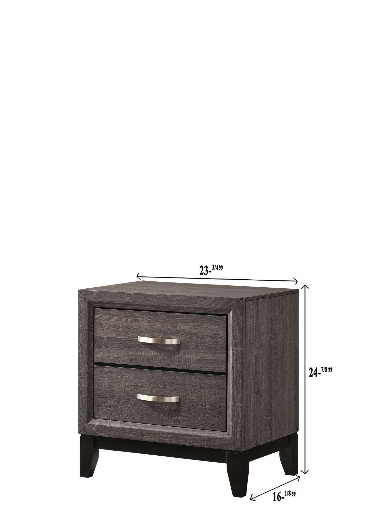 Akerson Gray Nightstand - B4620-2 - Luna Furniture - Dallas Store