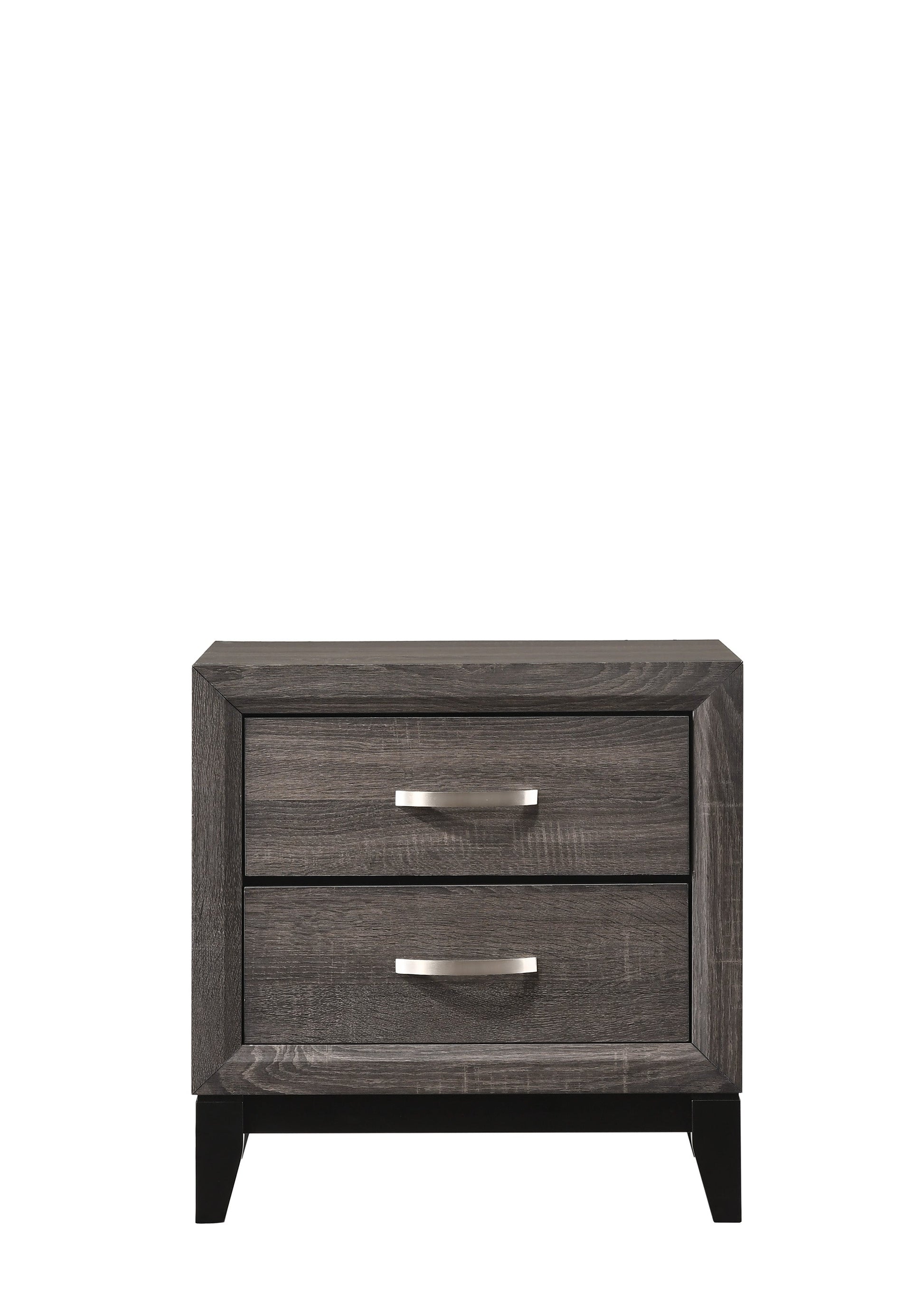 Akerson Gray Panel Bedroom Set - SET | B4620-Q-HBFB | B4620-KQ-RAIL | B4620-2 | B4620-4 - Luna Furniture - Dallas Store