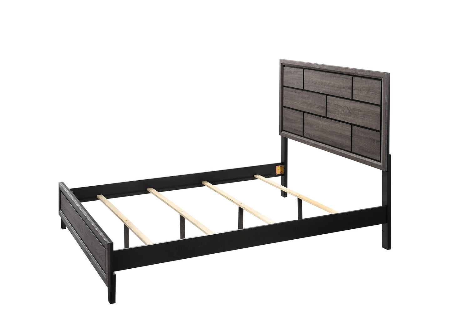Akerson Gray Queen Panel Bed - SET | B4620-Q-HBFB | B4620-KQ-RAIL - Luna Furniture - Dallas Store