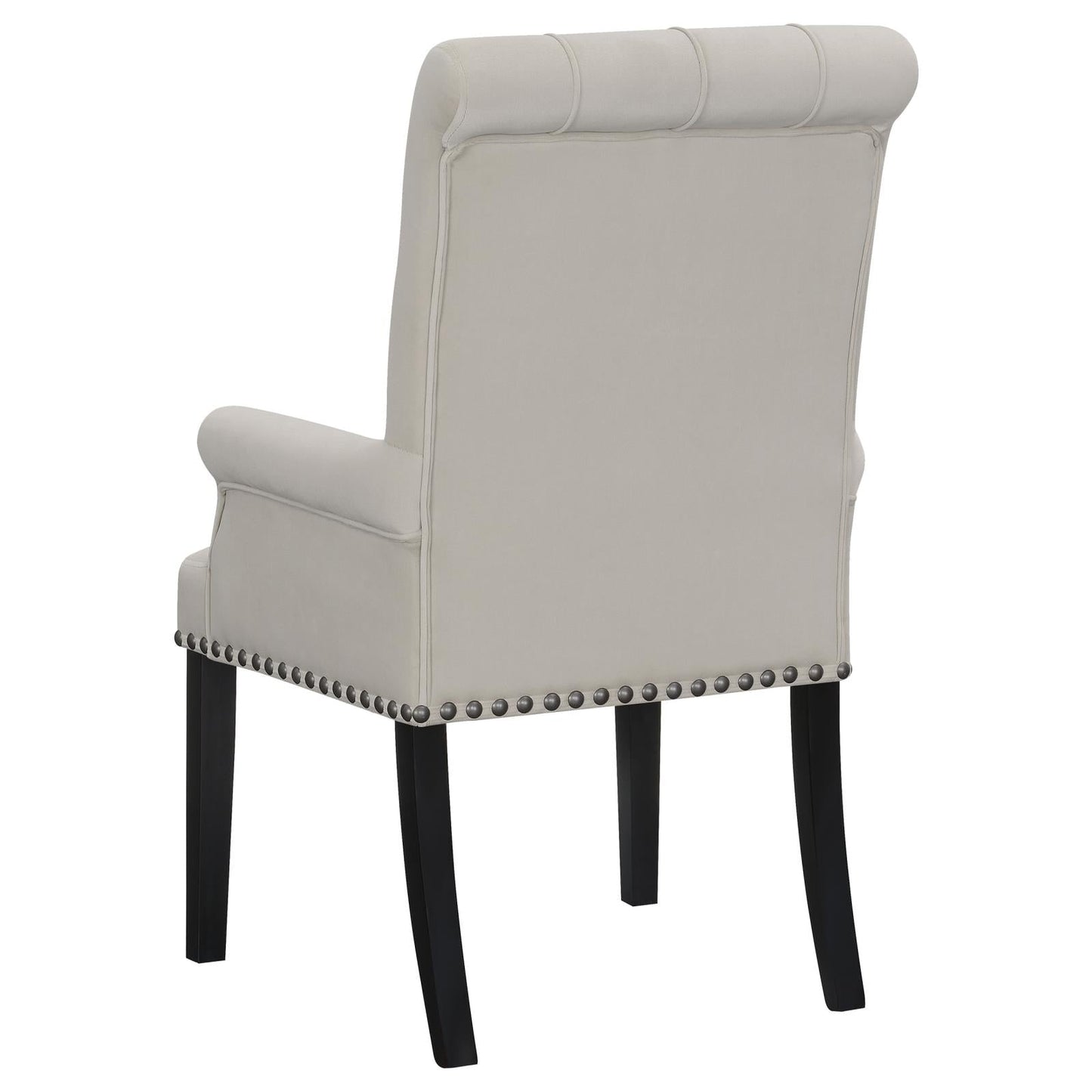 Alana Upholstered Tufted Arm Chair with Nailhead Trim - 115183 - Luna Furniture - Dallas Store