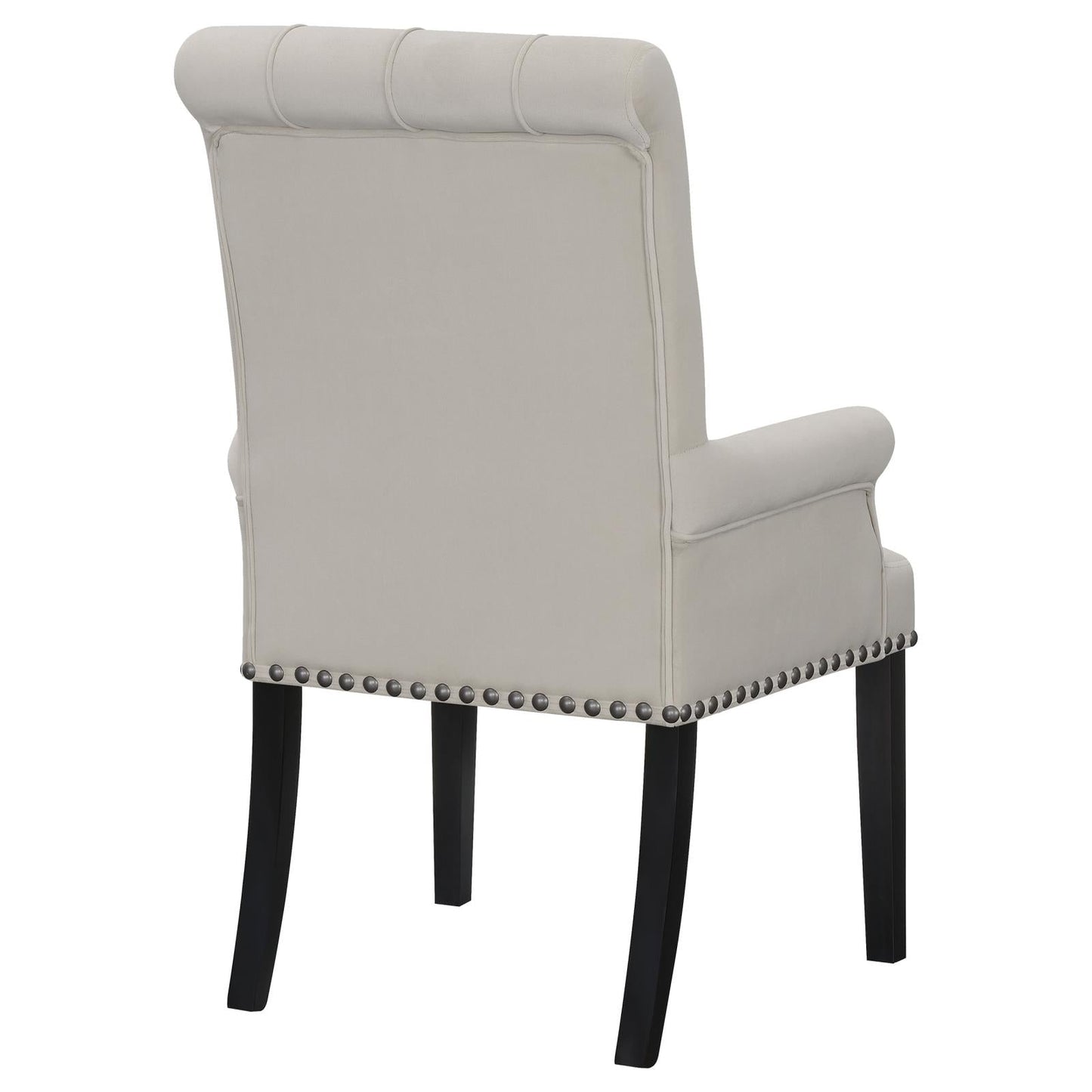 Alana Upholstered Tufted Arm Chair with Nailhead Trim - 115183 - Luna Furniture - Dallas Store