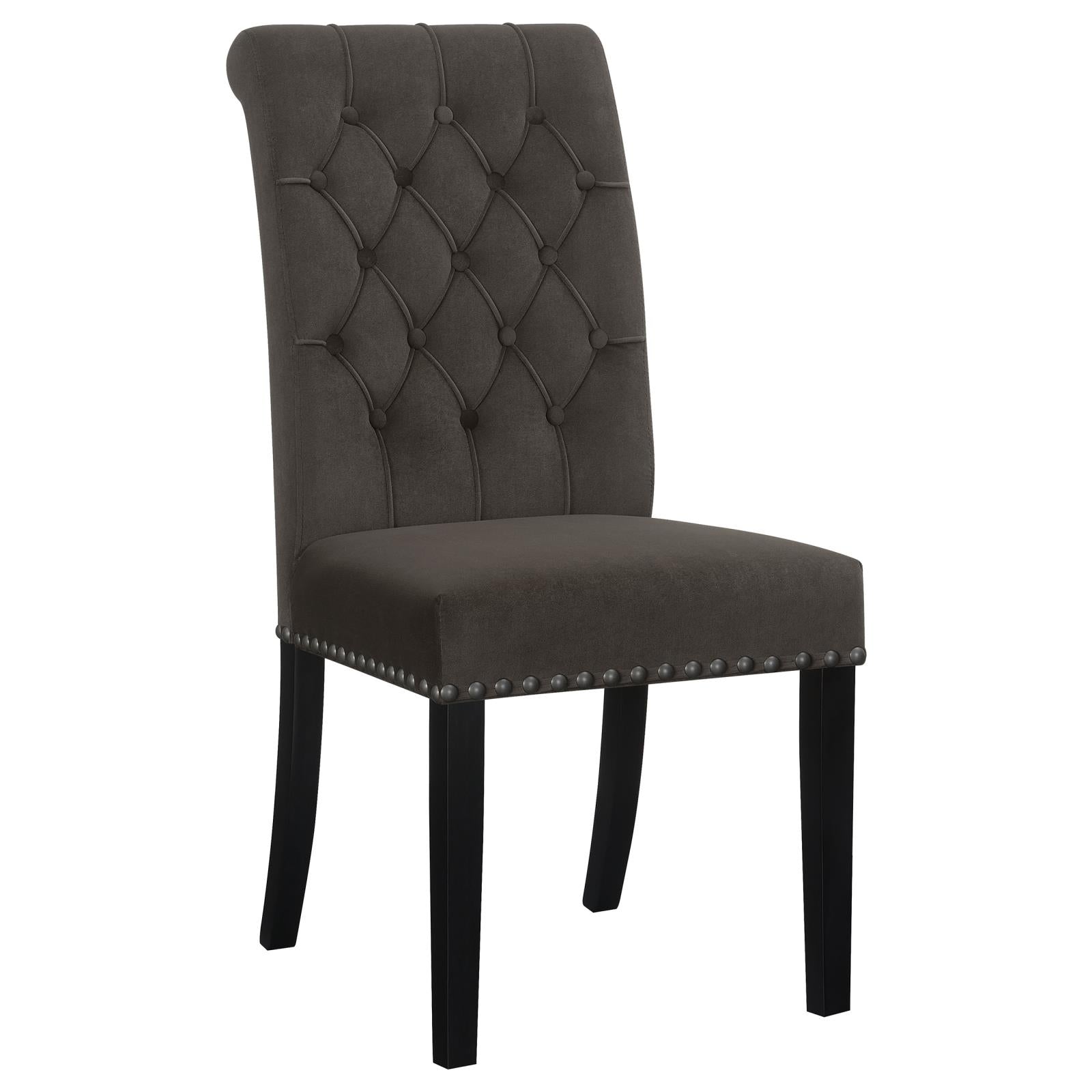 Alana Upholstered Tufted Side Chairs with Nailhead Trim, Set of 2 - 115172 - Luna Furniture - Dallas Store