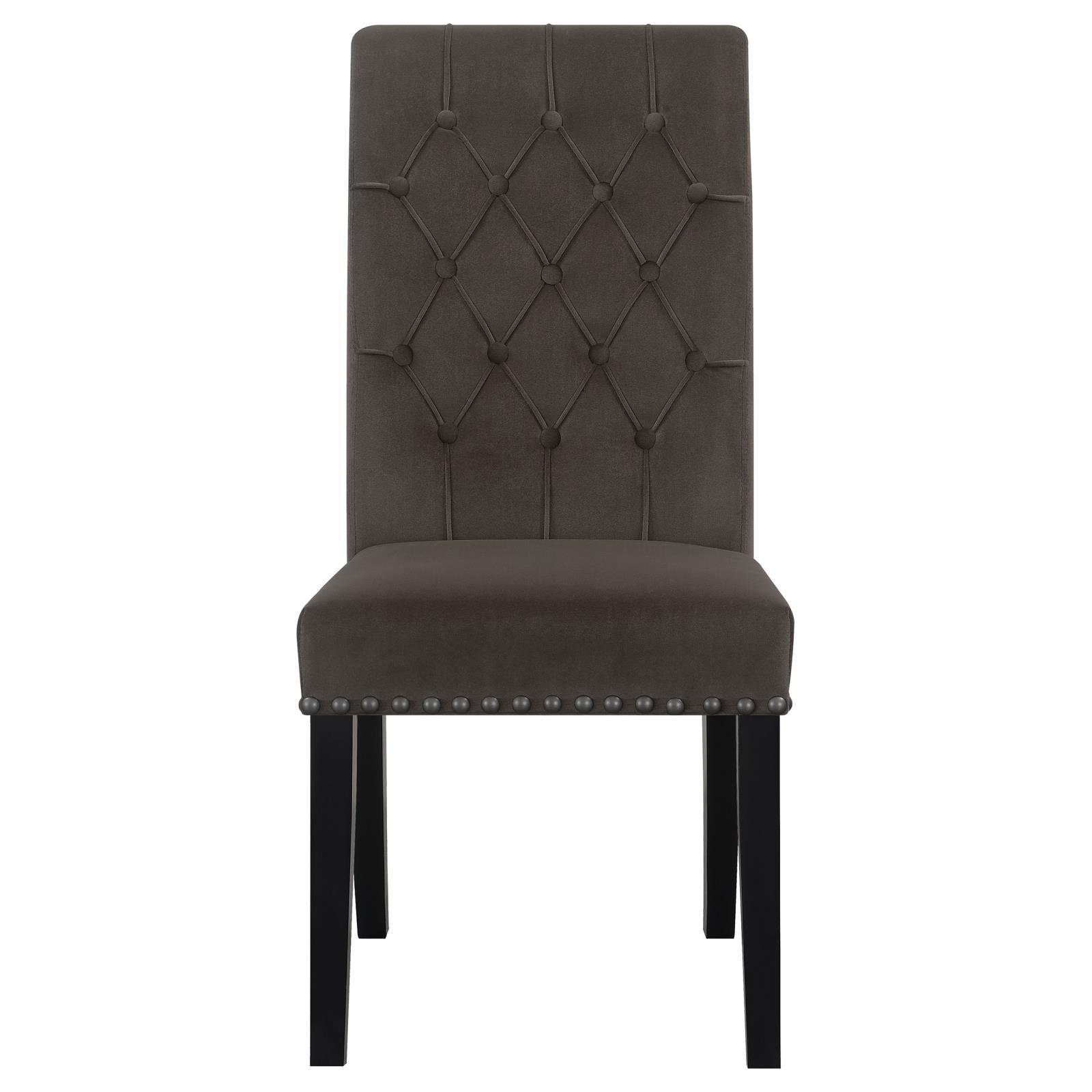 Alana Upholstered Tufted Side Chairs with Nailhead Trim, Set of 2 - 115172 - Luna Furniture - Dallas Store