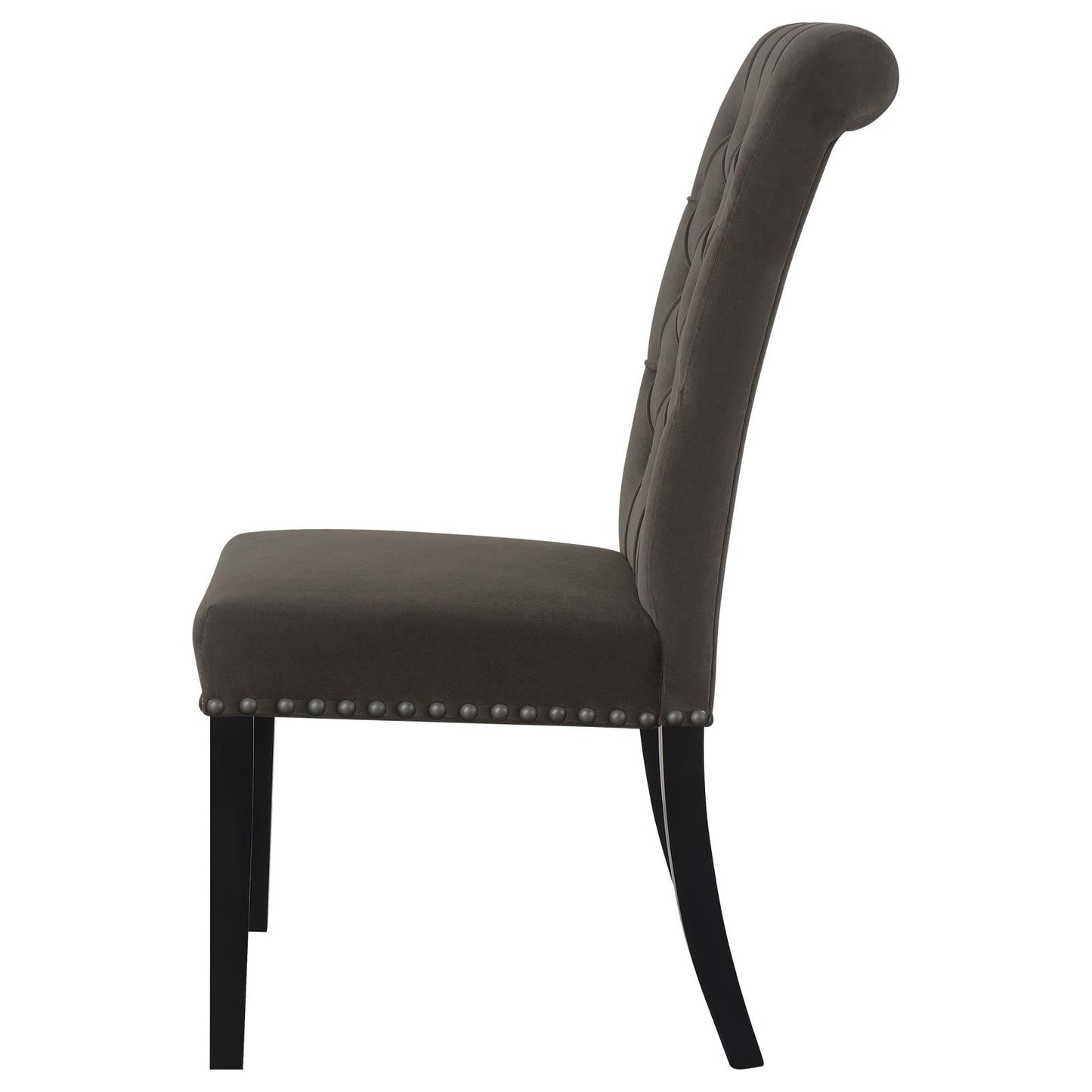 Alana Upholstered Tufted Side Chairs with Nailhead Trim, Set of 2 - 115172 - Luna Furniture - Dallas Store
