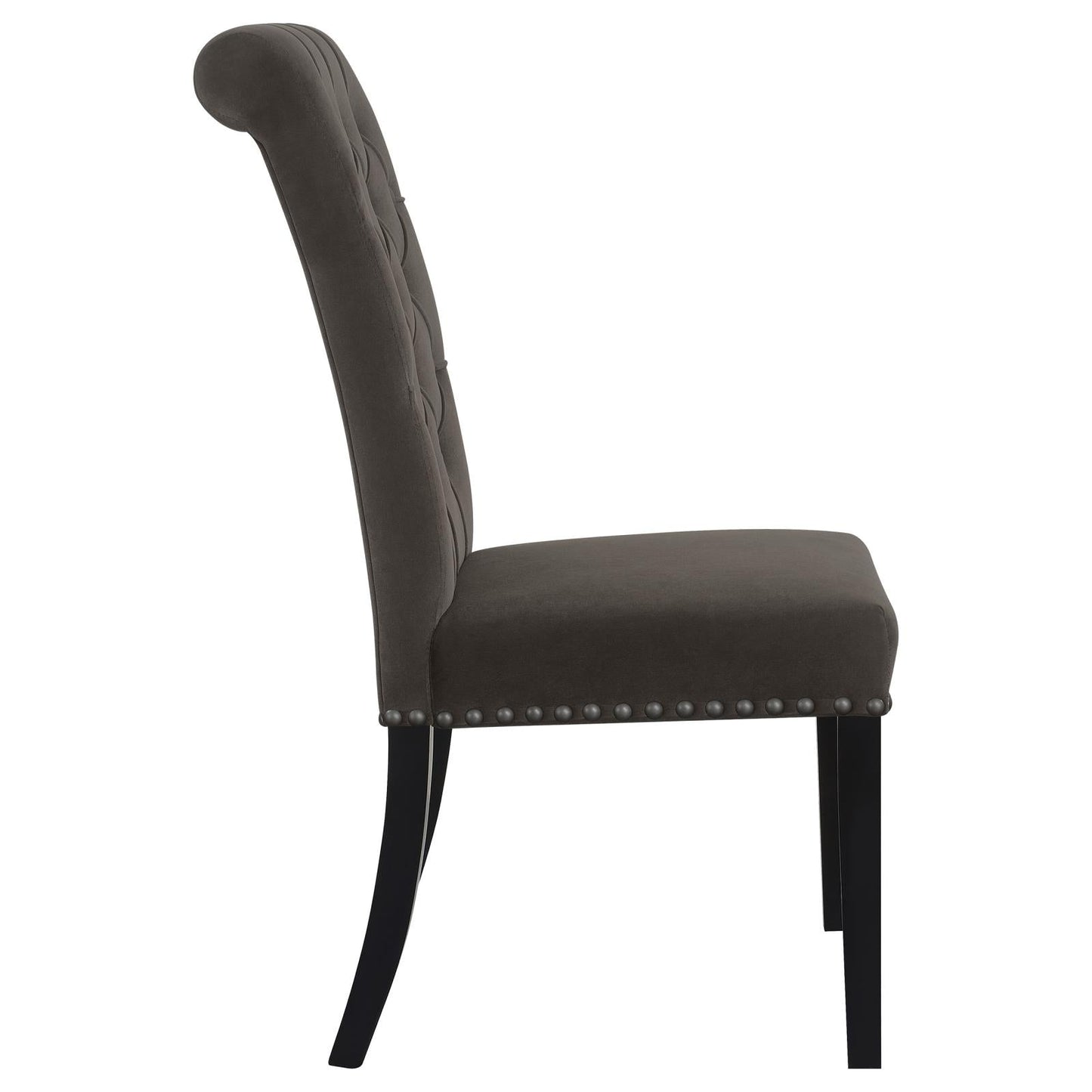 Alana Upholstered Tufted Side Chairs with Nailhead Trim, Set of 2 - 115172 - Luna Furniture - Dallas Store