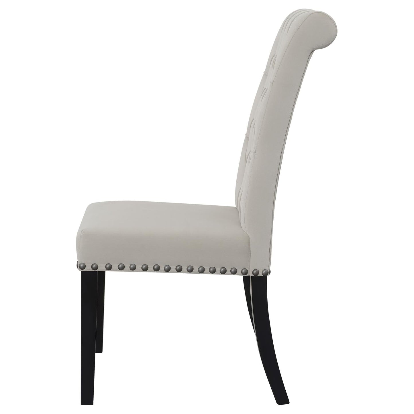Alana Upholstered Tufted Side Chairs with Nailhead Trim, Set of 2 - 115182 - Luna Furniture - Dallas Store