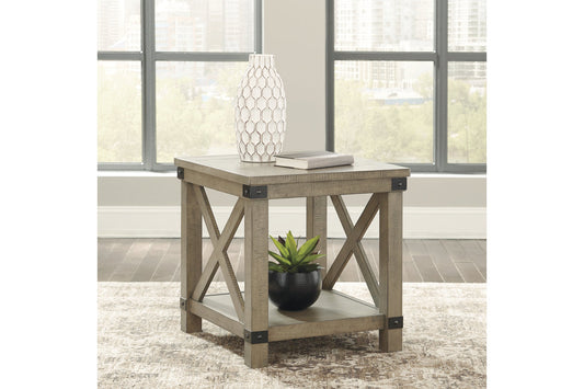 Aldwin Gray End Table - T457-3 - Luna Furniture - Dallas Store