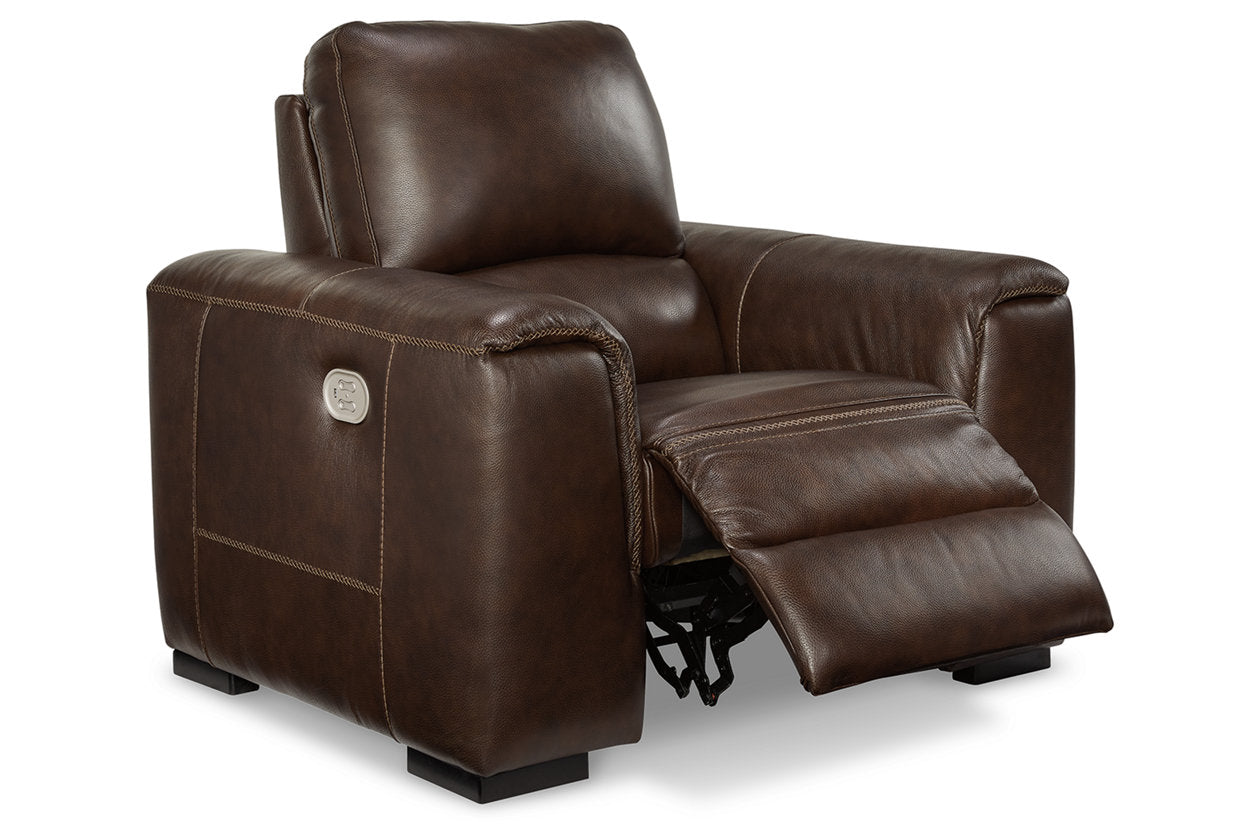 Alessandro Walnut Power Recliner - U2550213 - Luna Furniture - Dallas Store