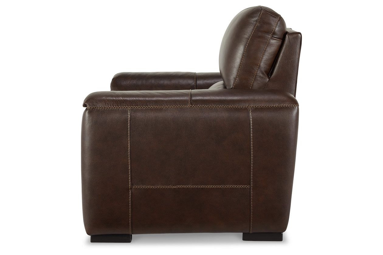 Alessandro Walnut Power Recliner - U2550213 - Luna Furniture - Dallas Store