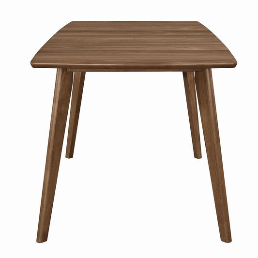 Alfredo Natural Walnut Rectangular Dining Table - 108080 - Luna Furniture - Dallas Store