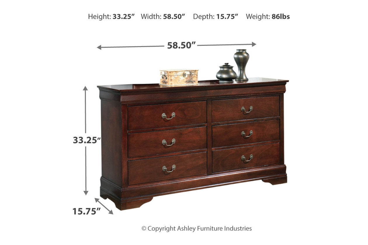 Alisdair Dark Brown Dresser - B376-31 - Luna Furniture - Dallas Store