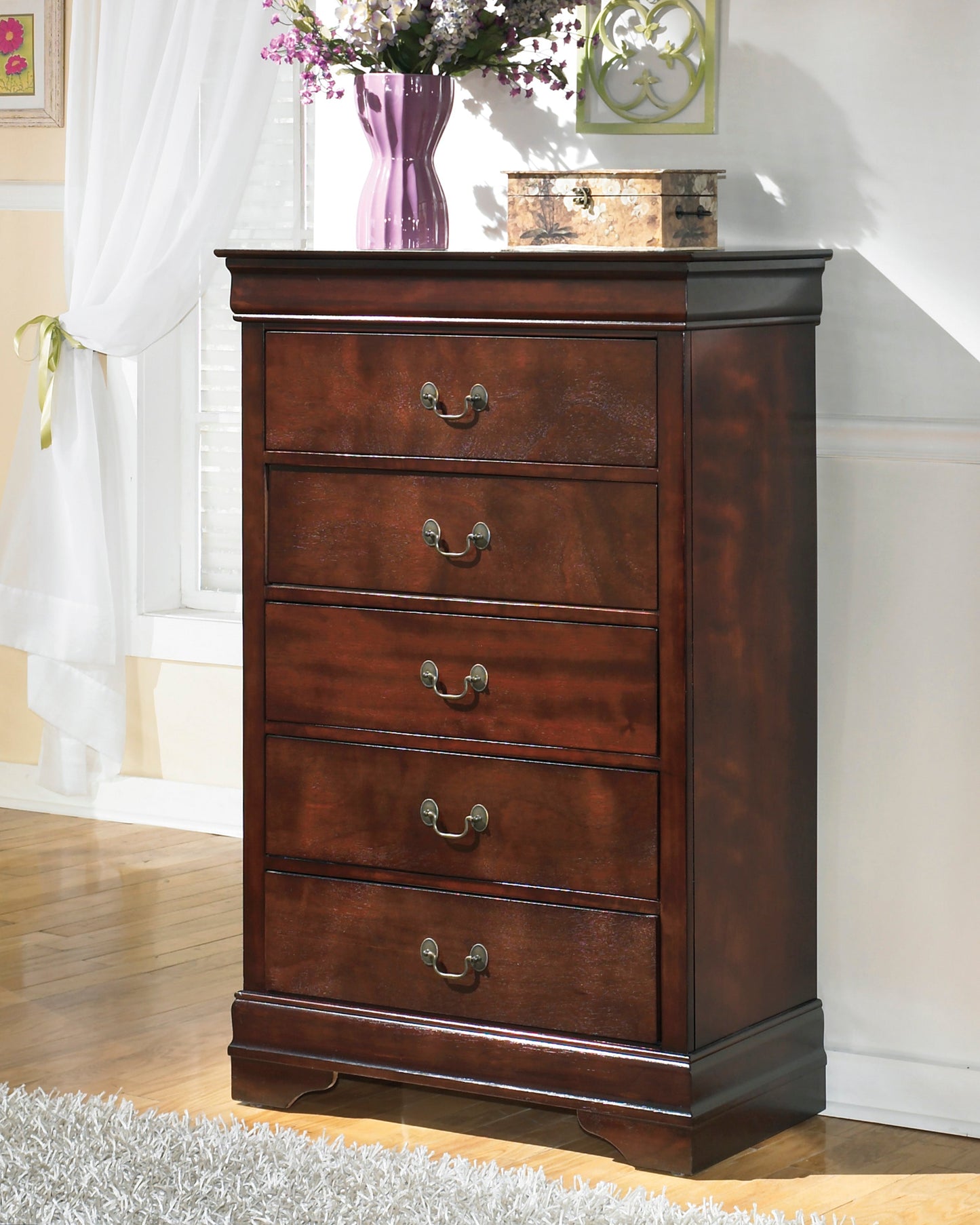 Alisdair Dark Brown Sleigh Youth Bedroom Set - SET | B376-55 | B376-86 | B376-31 | B376-36 | B376-92 | B376-46 - Luna Furniture - Dallas Store