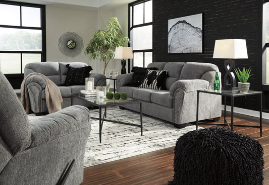 Allmaxx Pewter Living Room Set - SET | 2810538 | 2810535 | 2810525 - Luna Furniture - Dallas Store