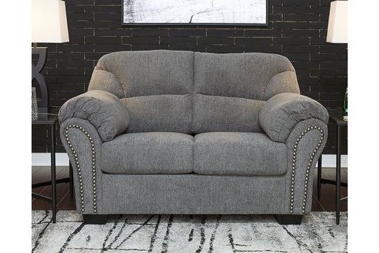 Allmaxx Pewter Loveseat - 2810535 - Luna Furniture - Dallas Store