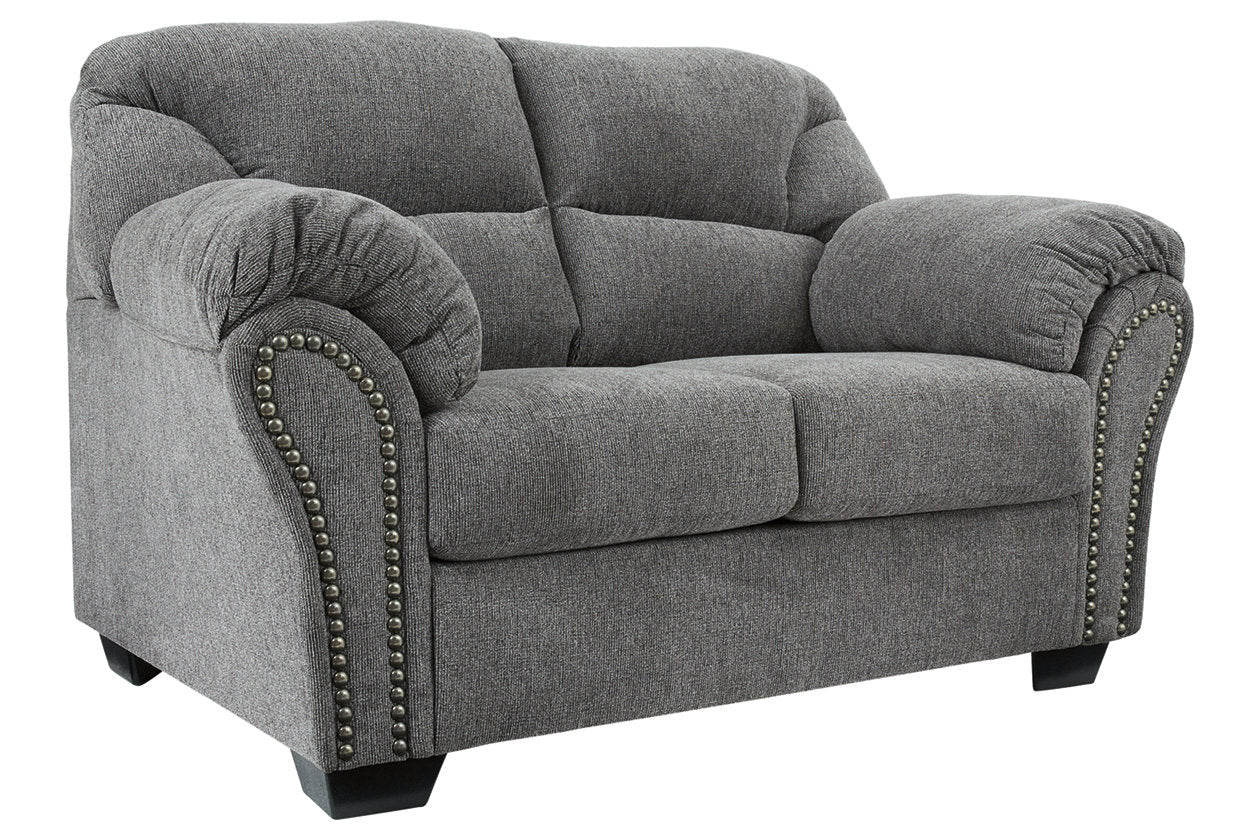 Allmaxx Pewter Loveseat - 2810535 - Luna Furniture - Dallas Store