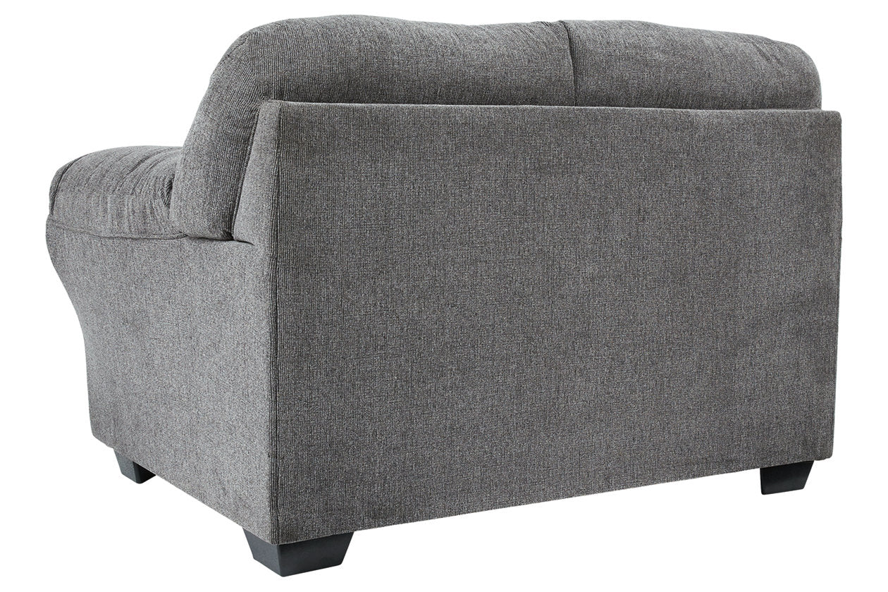 Allmaxx Pewter Loveseat - 2810535 - Luna Furniture - Dallas Store