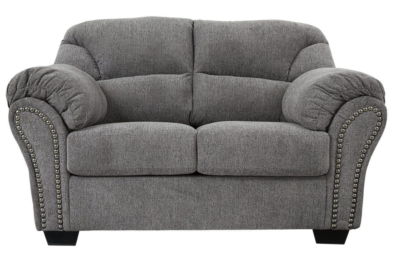Allmaxx Pewter Loveseat - 2810535 - Luna Furniture - Dallas Store