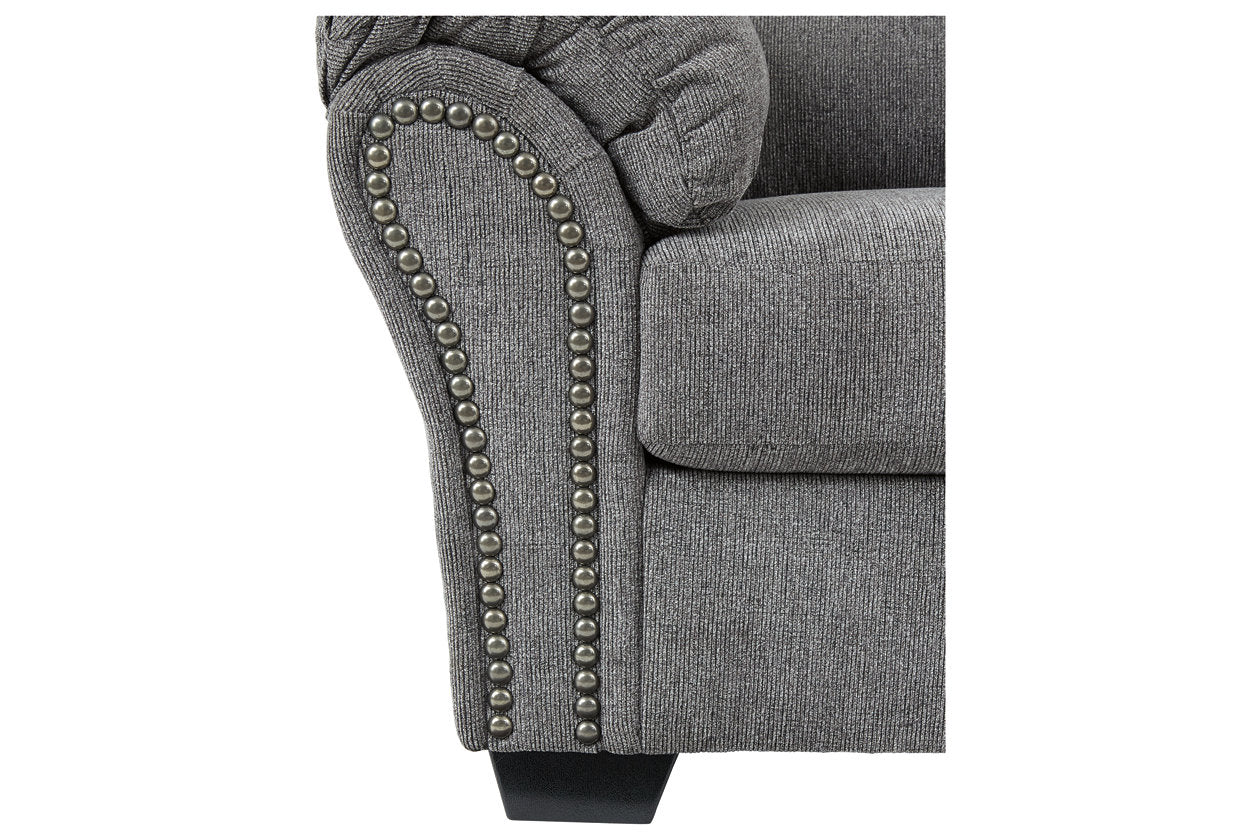 Allmaxx Pewter Loveseat - 2810535 - Luna Furniture - Dallas Store
