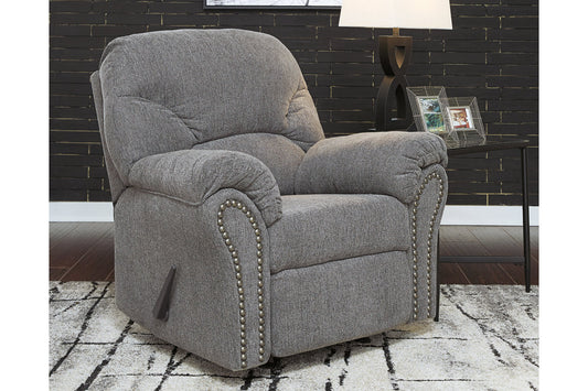 Allmaxx Pewter Recliner - 2810525 - Luna Furniture - Dallas Store