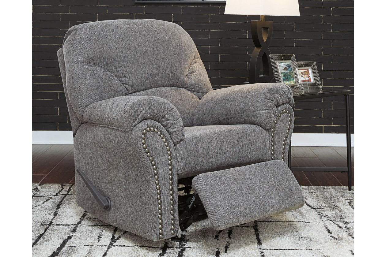 Allmaxx Pewter Recliner - 2810525 - Luna Furniture - Dallas Store