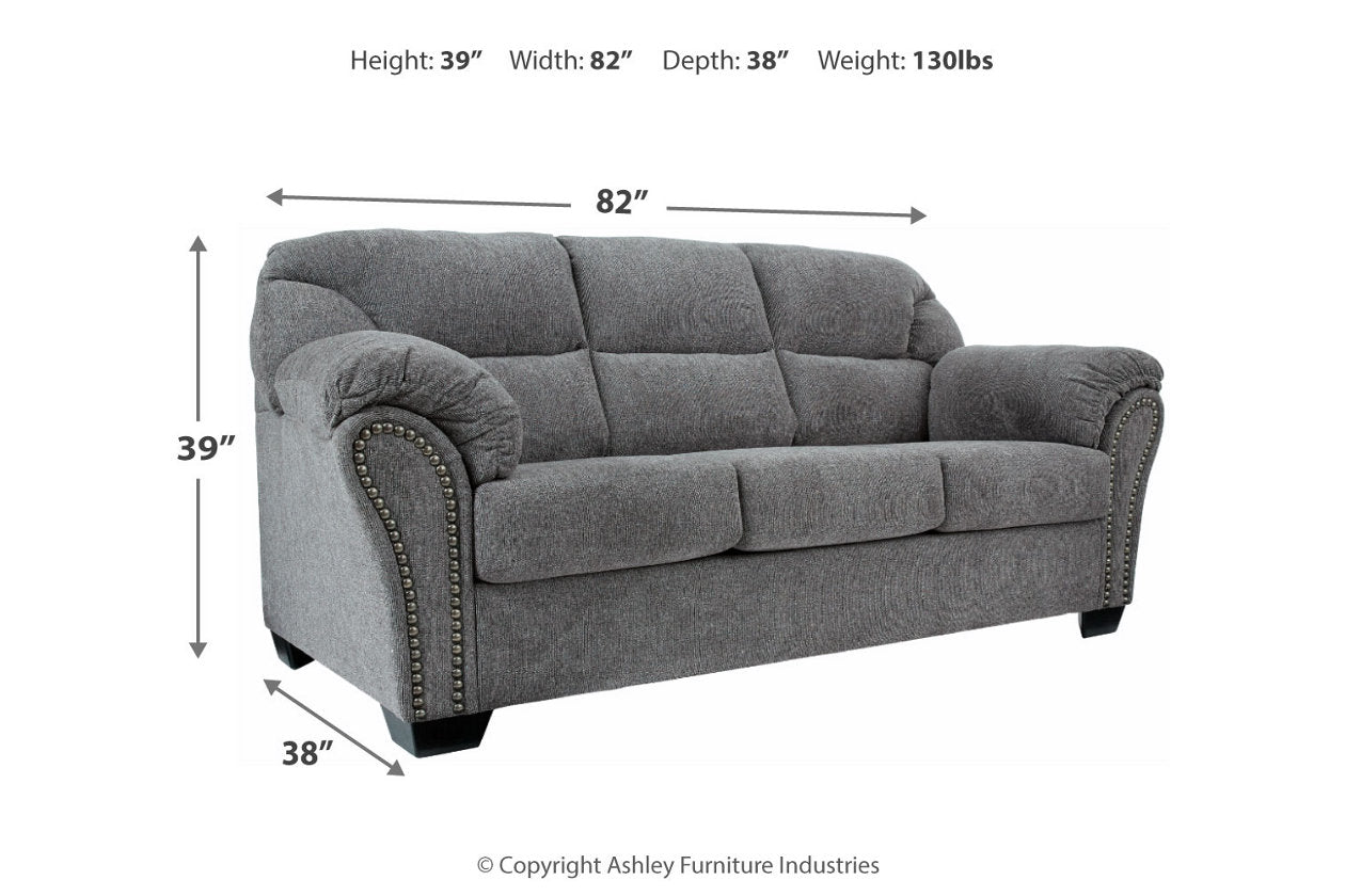 Allmaxx Pewter Sofa - 2810538 - Luna Furniture - Dallas Store