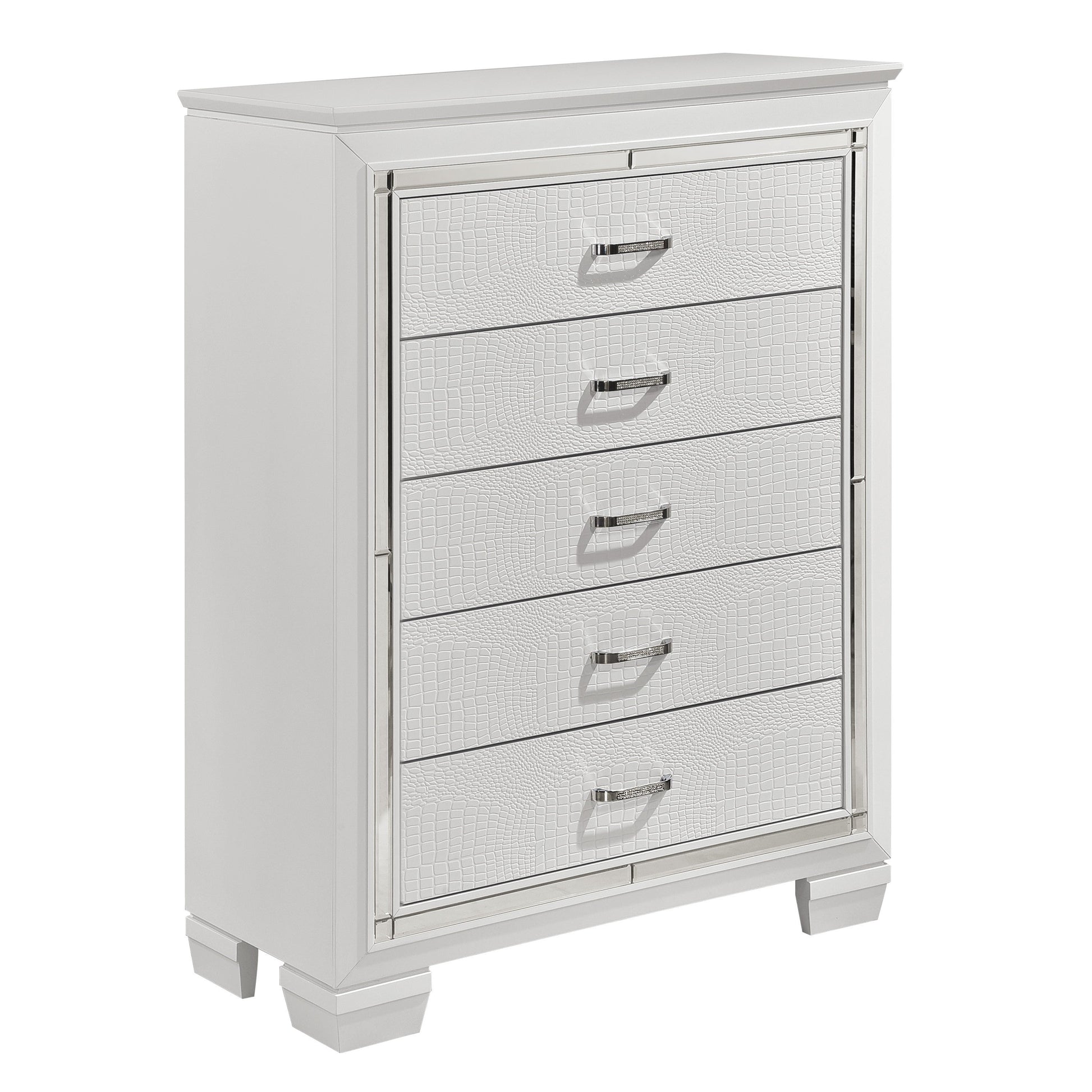 Allura White Chest - 1916W-9 - Luna Furniture - Dallas Store
