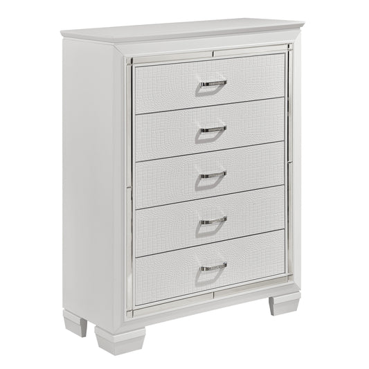 Allura White Chest - 1916W-9 - Luna Furniture - Dallas Store