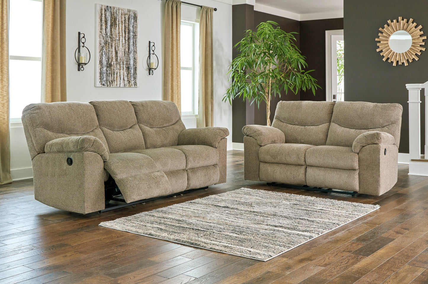 Alphons Briar Reclining Living Room Set - SET | 2820288 | 2820286 - Luna Furniture - Dallas Store