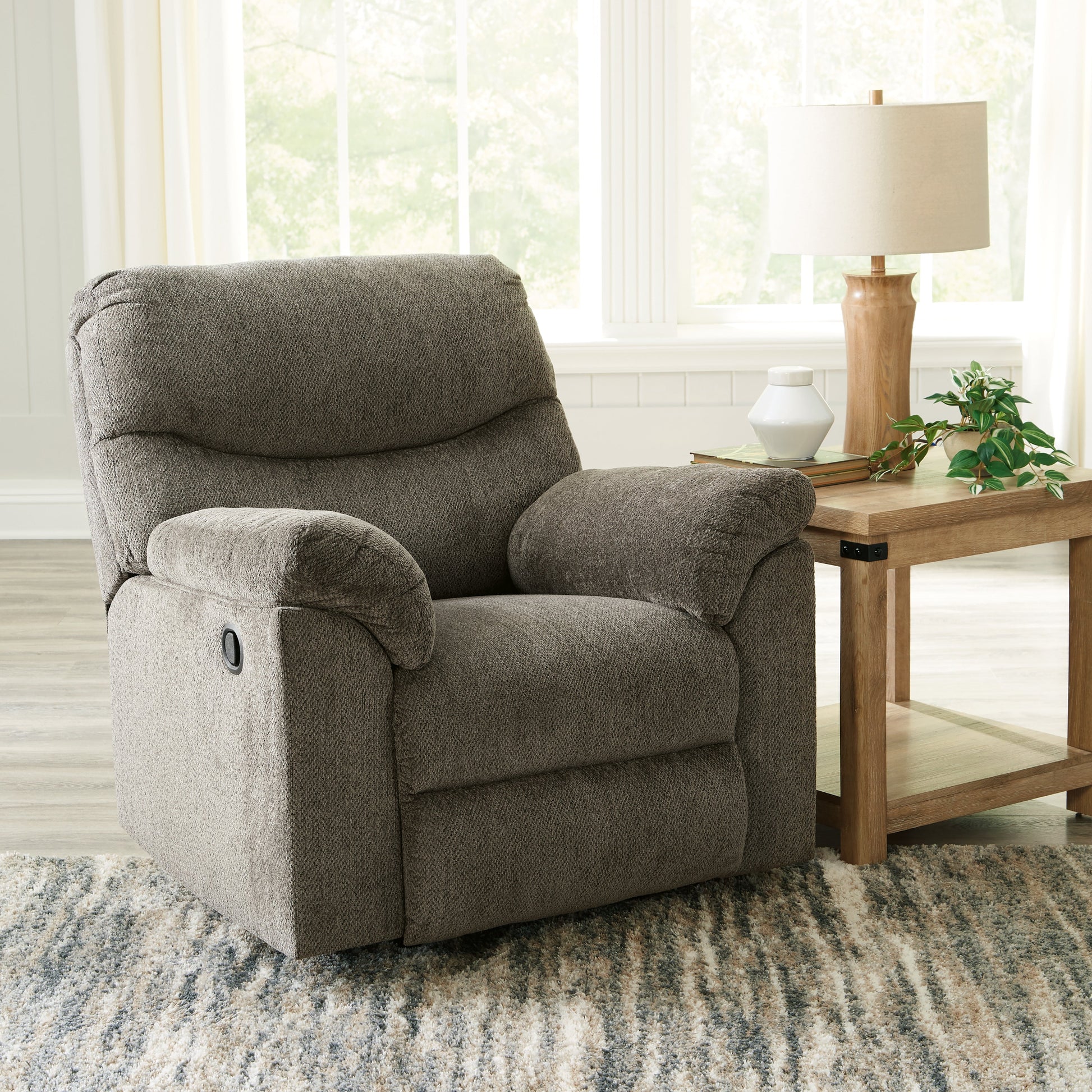Alphons Putty Recliner - 2820125 - Luna Furniture - Dallas Store