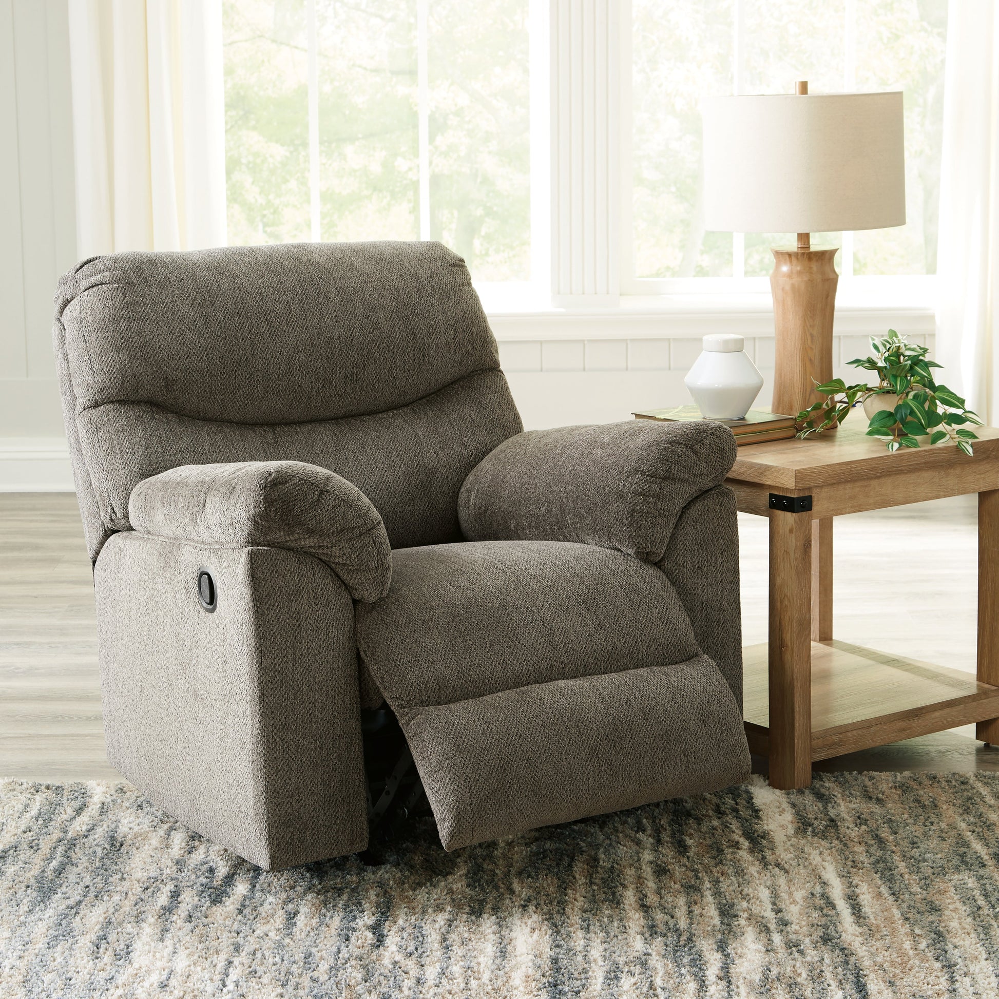 Alphons Putty Recliner - 2820125 - Luna Furniture - Dallas Store