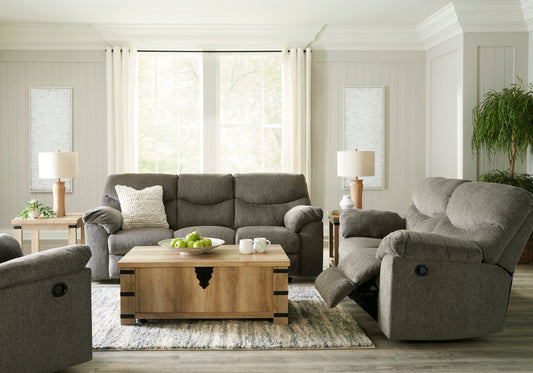 Alphons Putty Reclining Living Room Set - SET | 2820188 | 2820186 - Luna Furniture - Dallas Store