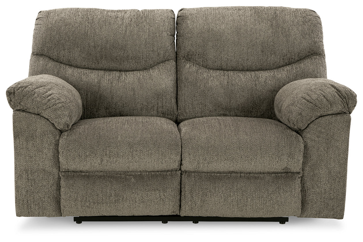 Alphons Putty Reclining Loveseat - 2820186 - Luna Furniture - Dallas Store