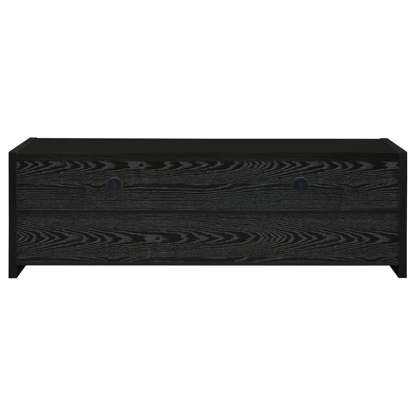 Alton 62" 3-Drawer TV Console Black Oak - 700645 - Luna Furniture - Dallas Store