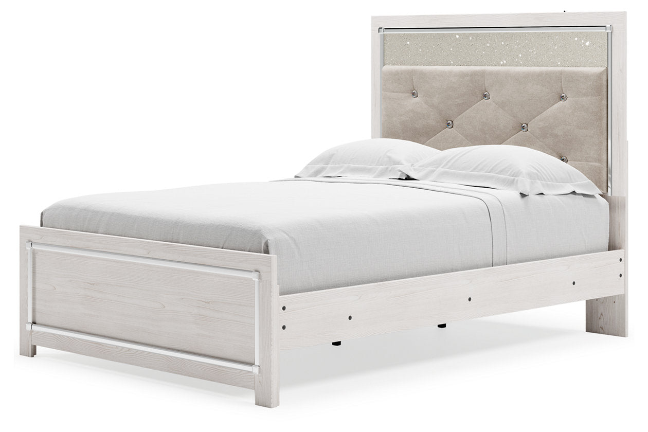 Altyra White Full Panel Bed - SET | B2640-84 | B2640-86 | B2640-87 - Luna Furniture - Dallas Store